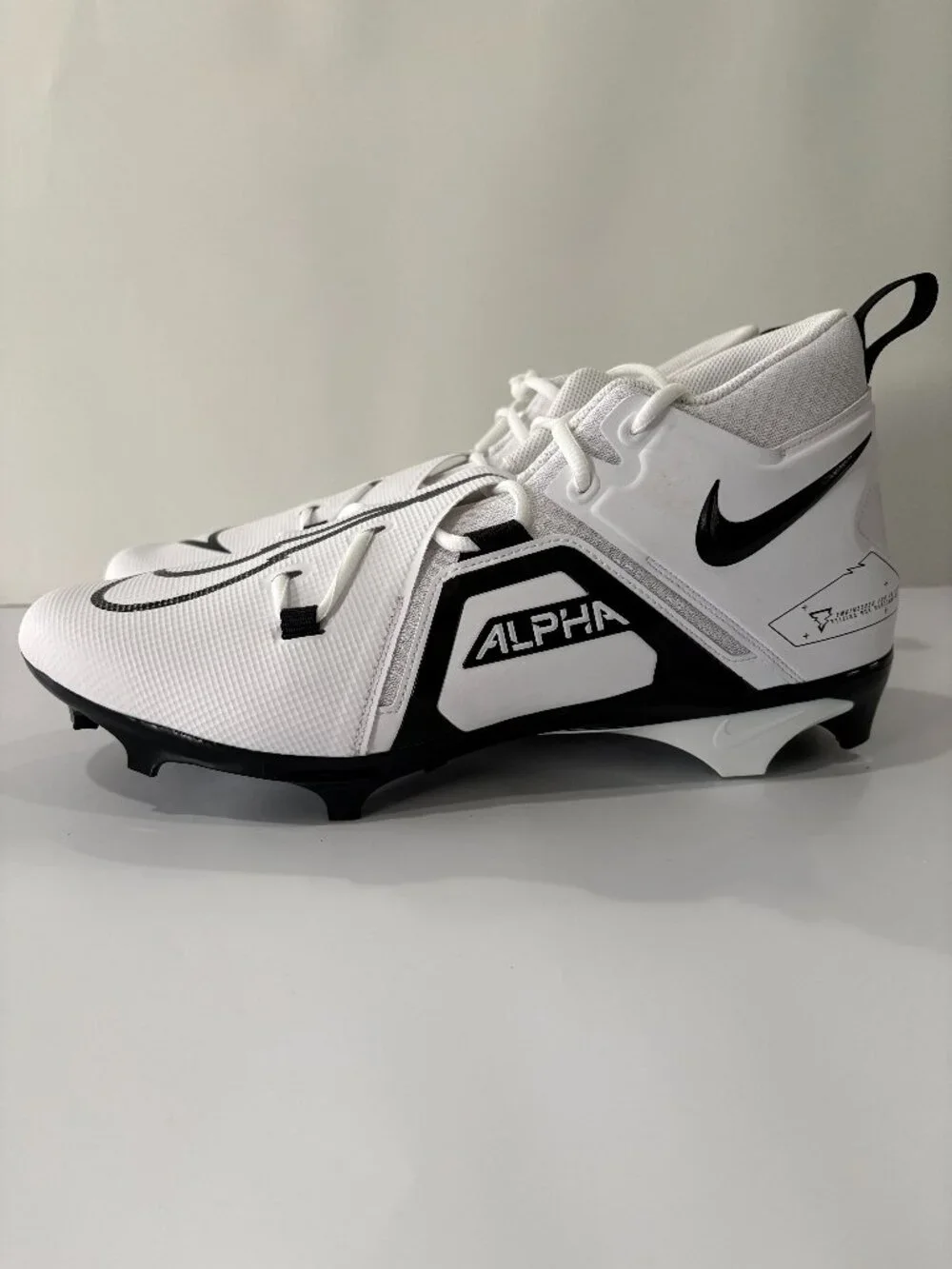Nike Football Cleats Mens 16 WIDE Alpha Menace Pro 3 Mid White DH3292-100 NEW